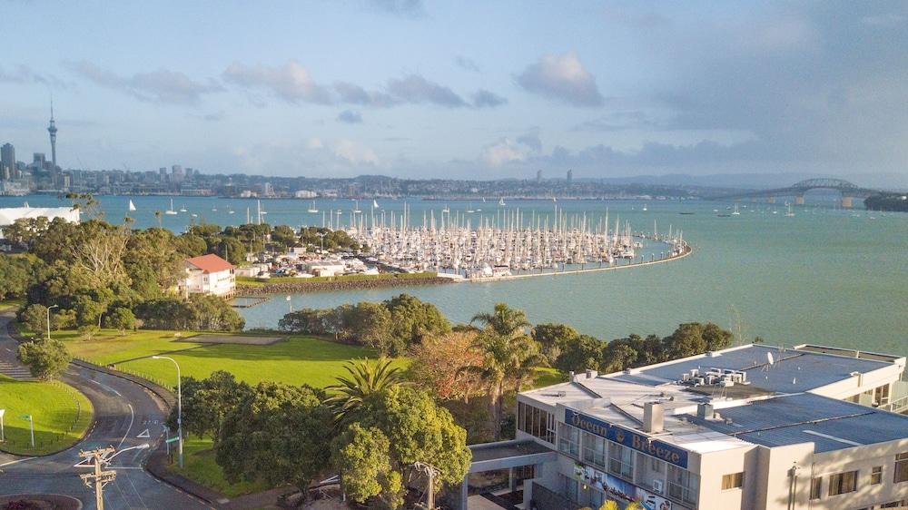 Vr Takapuna Auckland Bagian luar foto View of the marina from the north